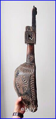 Ancienne Vièle Sarinda, Sarangi, Art d'Asie, Népal, Musique Instrument