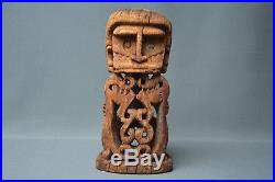 Ancienne figure d'ancêtre Korwar / Papouasie Baie de Geelvink / Art océanien