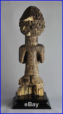 Ancienne statue ANCETRE LUBA SHANKADI Congo tribal art Africain ancestor figure