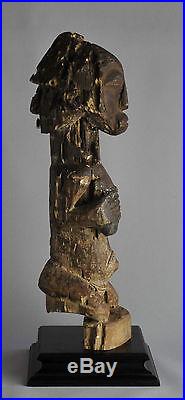 Ancienne statue ANCETRE LUBA SHANKADI Congo tribal art Africain ancestor figure
