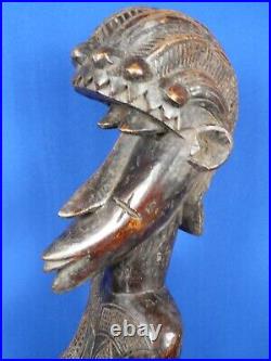 Ancienne statue africaine / art tribal / 73 cm