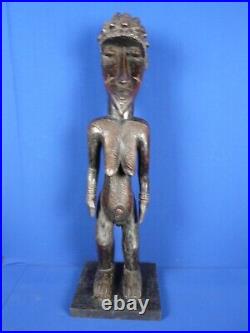 Ancienne statue africaine / art tribal / 73 cm