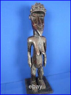 Ancienne statue africaine / art tribal / 73 cm