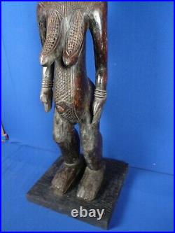 Ancienne statue africaine / art tribal / 73 cm