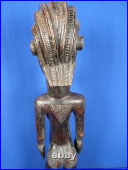 Ancienne statue africaine / art tribal / 73 cm