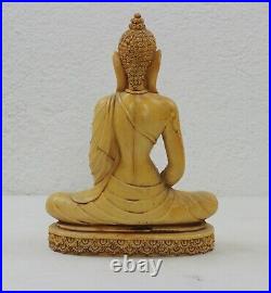 Ancienne statuette Tibet bouddhisme Amitayus longévité dieu en résine fon