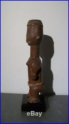 Ancienne statuette atye de cote d'ivoire 19/20 ème siècle