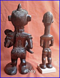 Anciennes Statuettes (x2) LULUWA BENA LULUA CONGO Belge