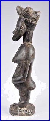 Antique ATTIE ATIE AKYE Standing Female Figure AOF (Ivory Coast) early 1900