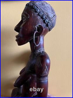 Antique African Statue Maternity Congo Ancienne Maternite Art African