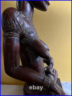 Antique African Statue Maternity Congo Ancienne Maternite Art African