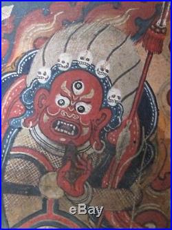 Antique Tsakli Thangka miniature, chef-d'oeuvre de Mongolie