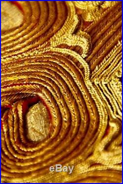 Antique balkan ottoman yelek vest pirpiri gold embroidery greek albania turkey
