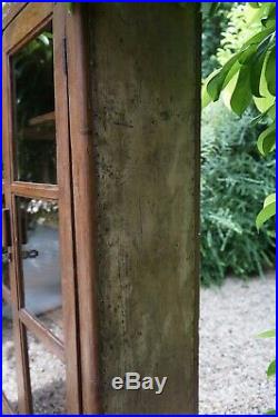Armoire tek/vitrine bois ancienne/meuble indien