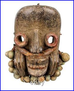 Art Africain African Mask Maske Ancien Masque de Chanteur Dan Guéré 27 Cms