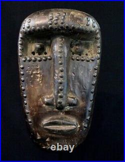 Art Africain African Masque Anthropomorphe Bété Expression Archaïque 29 Cms