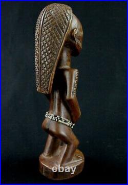 Art Africain Afrikanische Kunst African Statue Femme Idérale Tabwa 30 Cms ++