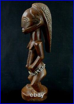 Art Africain Afrikanische Kunst African Statue Femme Idérale Tabwa 30 Cms ++