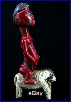 Art Africain Afrikanische Kunst Cavalier Senoufo Senufo Horserider 30 Cms