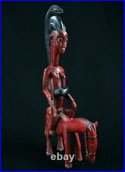 Art Africain Afrikanische Kunst Cavalier Syonfolo Senoufo Mami Wata 52 Cms