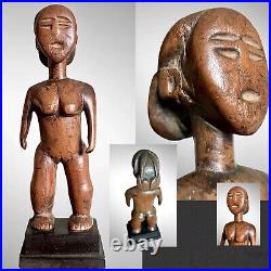 Art Africain Ancien RARE Statue ÉWÉ Togo Old Tribal African Figure Circa 1900