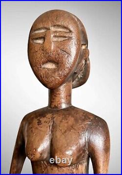 Art Africain Ancien RARE Statue ÉWÉ Togo Old Tribal African Figure Circa 1900