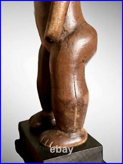 Art Africain Ancien RARE Statue ÉWÉ Togo Old Tribal African Figure Circa 1900