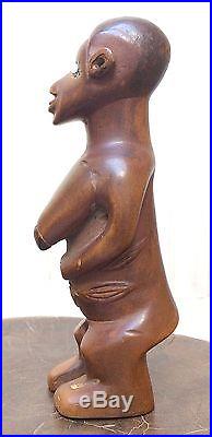Art Africain Ancien Rare Statuette BEMBÉ Beembe Figure Kongo RDC Congo Zaïre