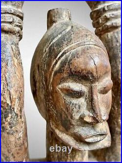 Art Africain Ancien Statue Nommo DOGON Old Tribal Figure Circa 1960 Mali 70cm