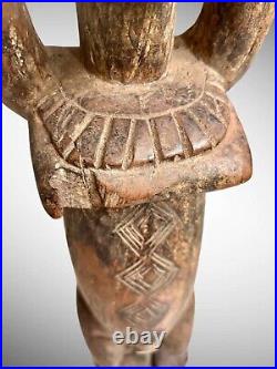 Art Africain Ancien Statue Nommo DOGON Old Tribal Figure Circa 1960 Mali 70cm