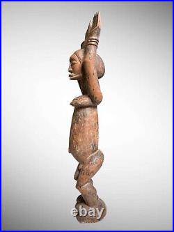 Art Africain Ancien Statue Nommo DOGON Old Tribal Figure Circa 1960 Mali 70cm