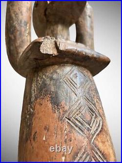 Art Africain Ancien Statue Nommo DOGON Old Tribal Figure Circa 1960 Mali 70cm