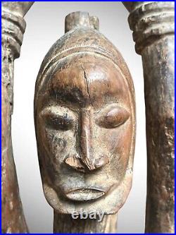 Art Africain Ancien Statue Nommo DOGON Old Tribal Figure Circa 1960 Mali 70cm