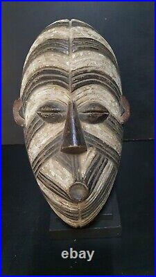 Art Africain Arts Collection Tribaux Ancien Masque Songye Kifwebe 35 Cms +++