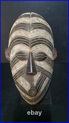 Art Africain Arts Collection Tribaux Ancien Masque Songye Kifwebe 35 Cms +++