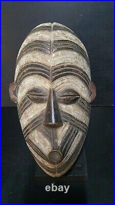 Art Africain Arts Collection Tribaux Ancien Masque Songye Kifwebe 35 Cms +++