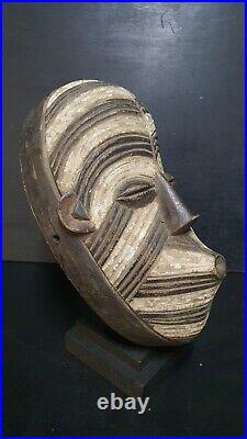 Art Africain Arts Collection Tribaux Ancien Masque Songye Kifwebe 35 Cms +++