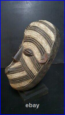 Art Africain Arts Collection Tribaux Ancien Masque Songye Kifwebe 35 Cms +++