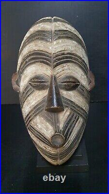 Art Africain Arts Collection Tribaux Ancien Masque Songye Kifwebe 35 Cms +++