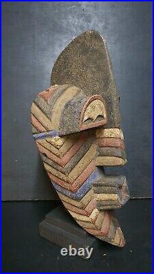 Art Africain Arts Collection Tribaux Ancien Masque Songye Kifwebe 46 Cms +++