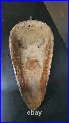 Art Africain Arts Collection Tribaux Ancien Masque Songye Kifwebe 46 Cms +++