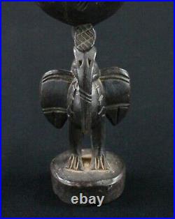 Art Africain Arts Ethniques Pot ou Boite à Onguents Senoufo Senufo 28,5 Cms