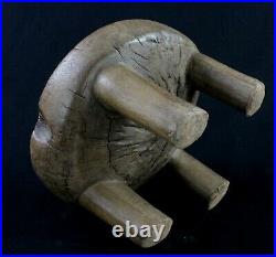 Art Africain Arts Premiers African Stool Très Ancien Tabouret Lobi 22,5 Cms
