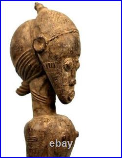 Art Africain Arts Premiers Ancien Epoux Mystique Baoulé Blolo Bian 39,5 Cms