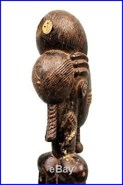 Art Africain Arts Premiers Ancien Epoux Mystique Baoulé Blolo Bian 45 Cms ++