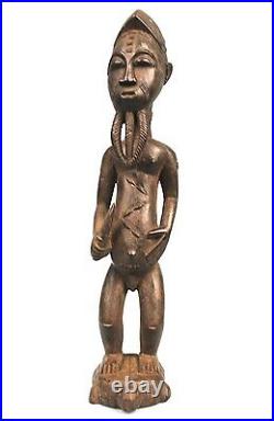 Art Africain Arts Premiers Ethnographique Statue Asie Usu Baoulé 40 Cms ++++