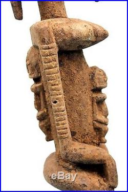 Art Africain Arts Premiers Statue Figurant un Hogon Dogon Mali 47,5 Cms