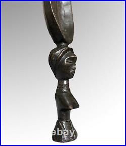 Art Africain, Cuillère Cérémonielle Dan, Art Tribal, Art Premier, Statuette