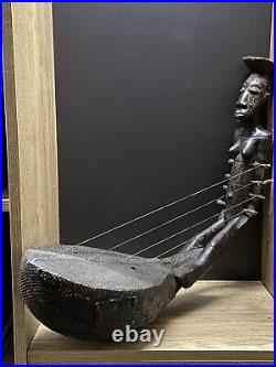 Art Africain Harpe Mangbetu