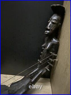 Art Africain Harpe Mangbetu